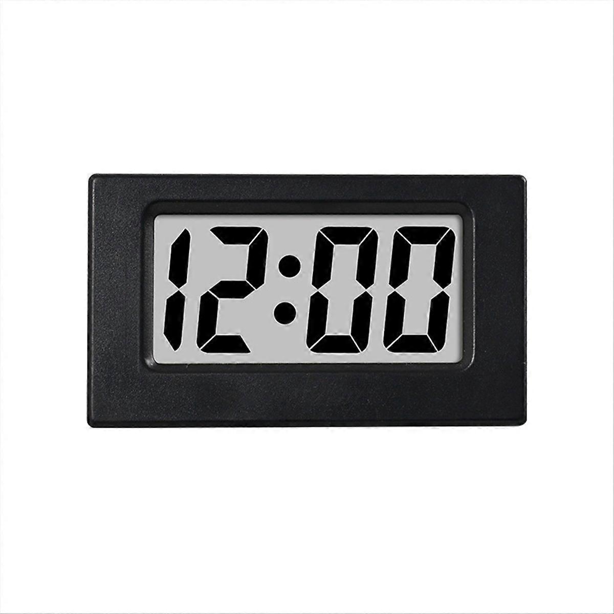 Mini Clock LED Screen Lectronic Digital Alarm Desktop Clock Black