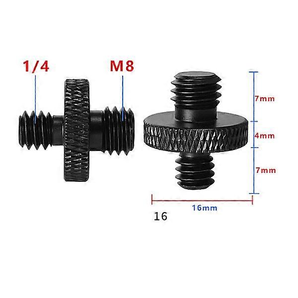 Tripod thread adapter 1/4" to M10 - 5-pack M8