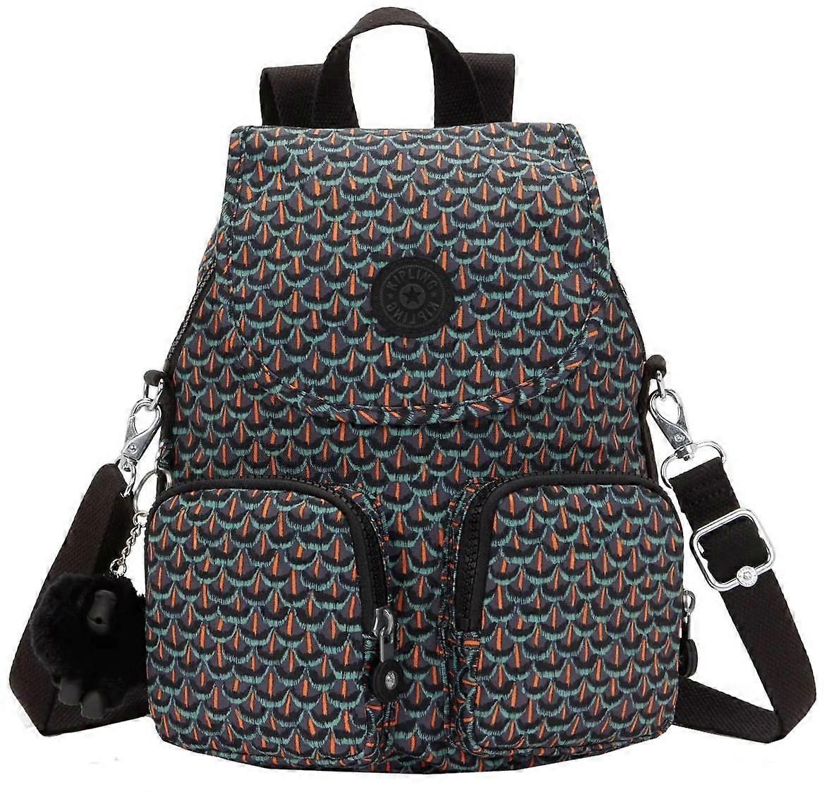 Kipling Firefly Up Backpack - Geo Feather Black