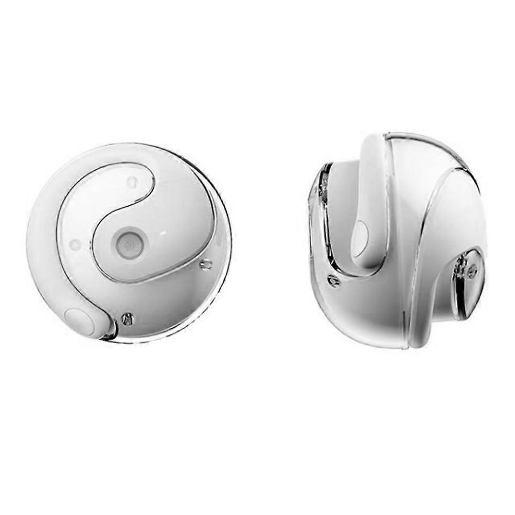 TWS 5.3 Bluetooth Headphones Hanging Ear 40mAh Power Long Lasting Continuity Multi-Function Bluetooth Headset,White
