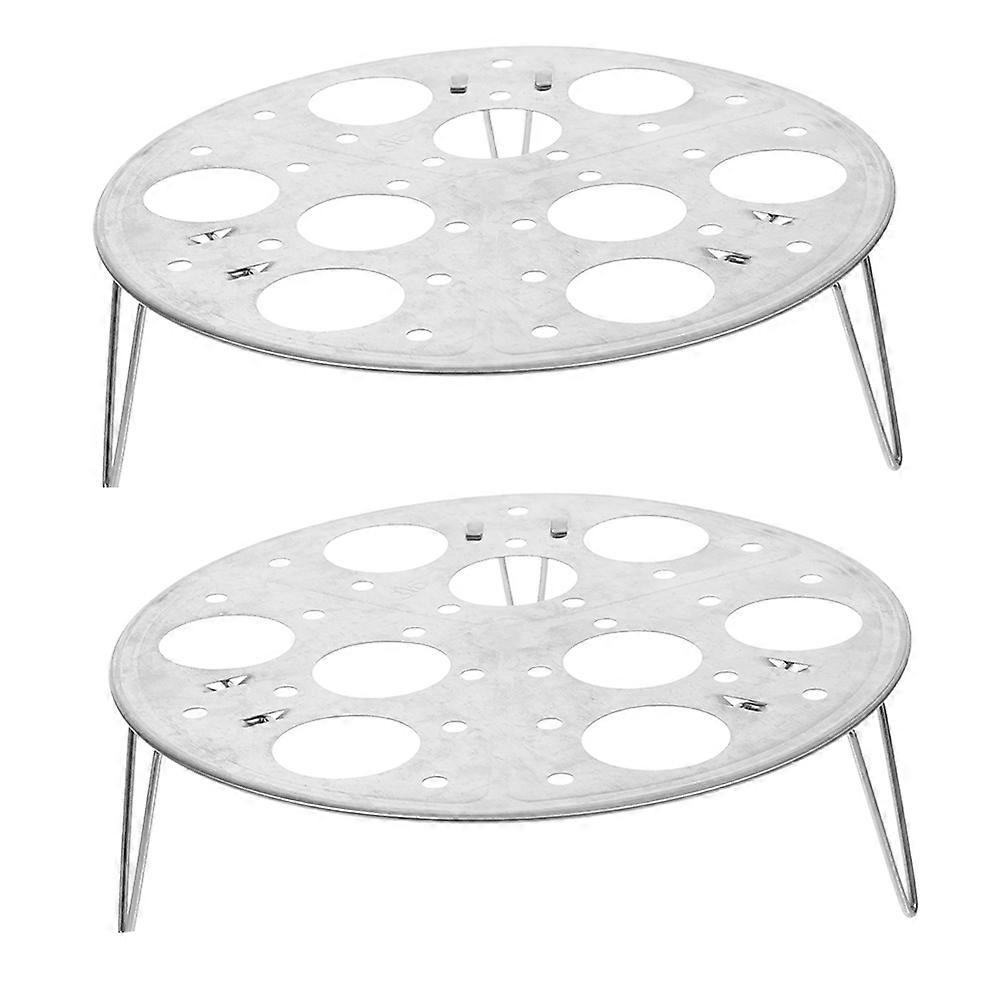 Round Steamer Rack Egg Steamer Rack 2Pcs for Cooking Use