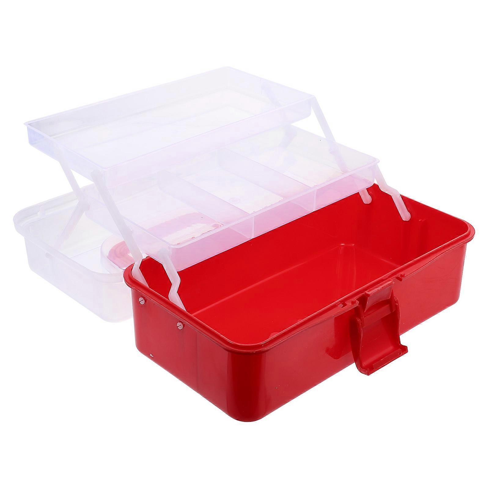 Plastic Storage Box Handheld for Fishing Components Storage 1Pcs Container