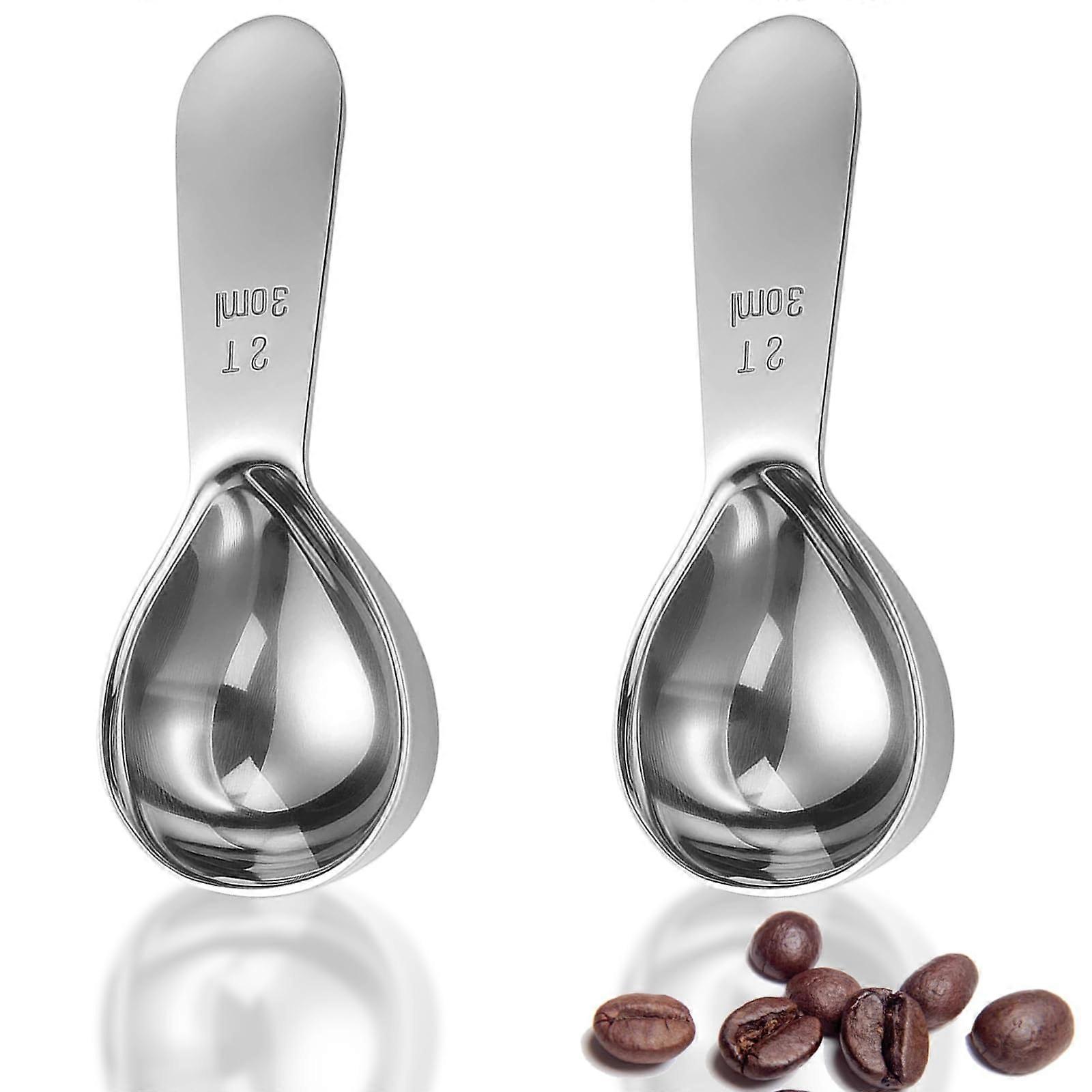 Stainless Steel Measuring Spoon Set 2 Tbsp Coffee Scoop 30ml Precise RustResistant for Baking
