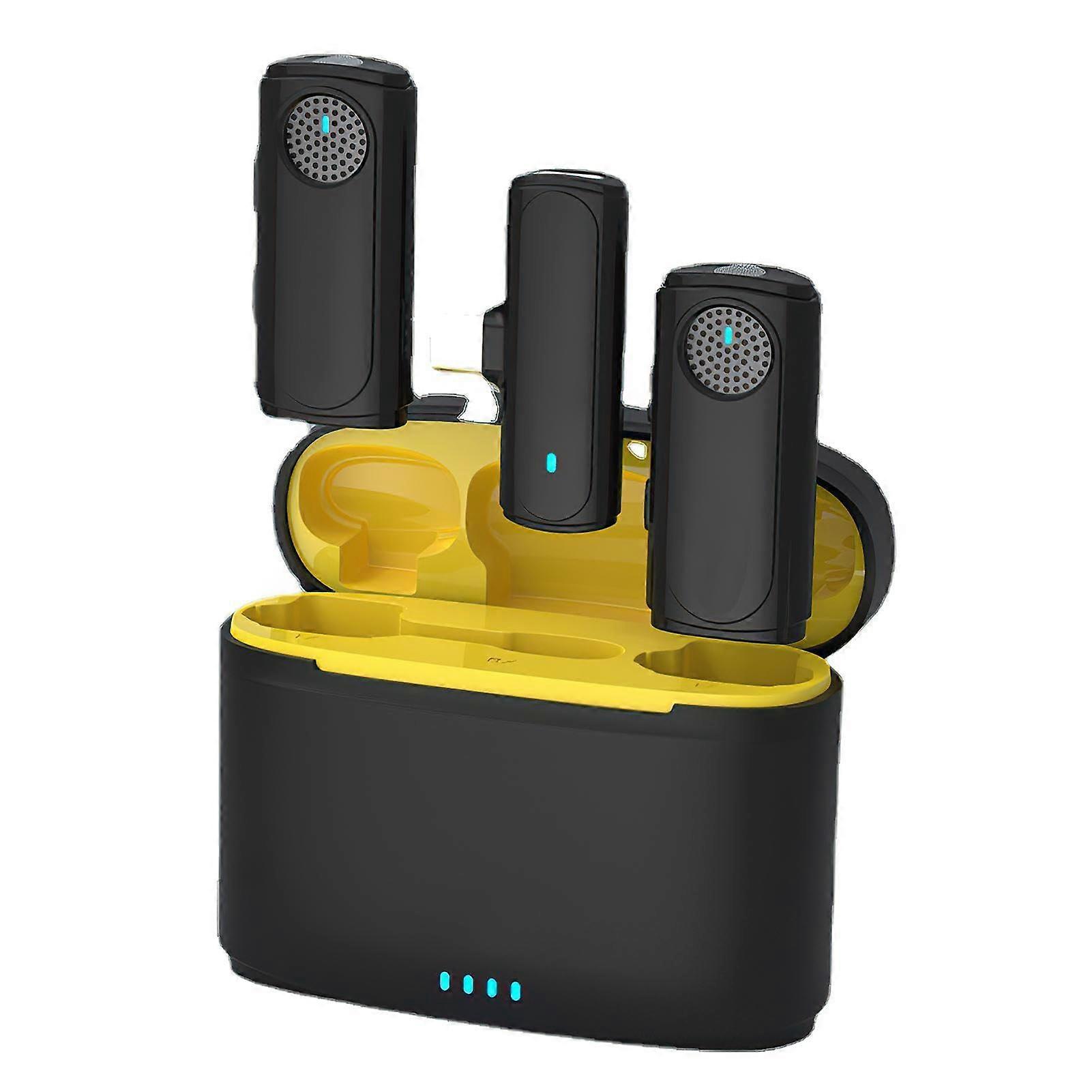 ClipOn Microphone Wireless Microphone For Singers Noise Reduction Recording Microphone For Smartphone Compatibility