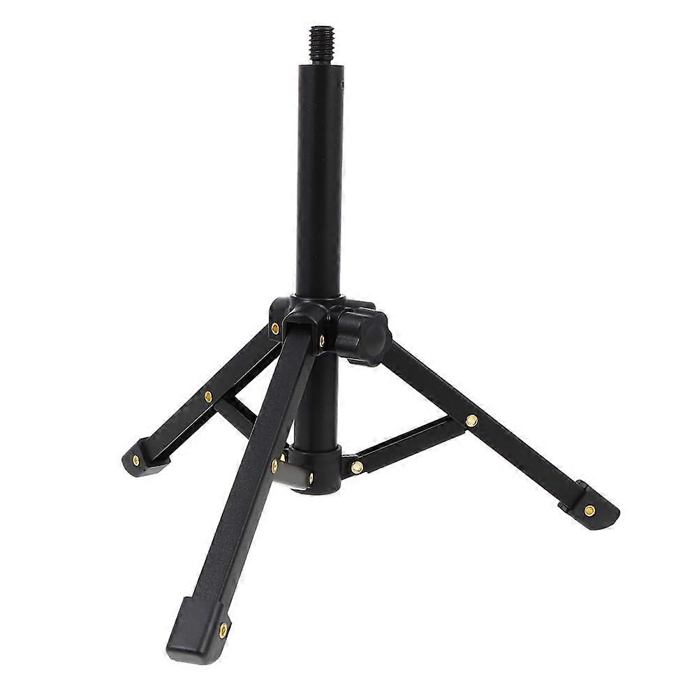 Portable Microphone Stand Desktop Mic Stand 1/4Inch Tripod Table Mount Adjustable Mic Clip Holder