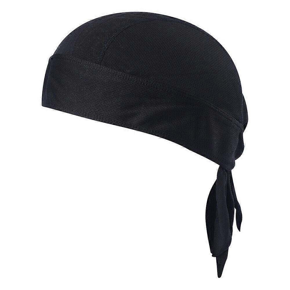 Sweat Wicking Doo Rag Cooling Dew Rag Helmet Liner Head Wrap Bandana Skull Caps