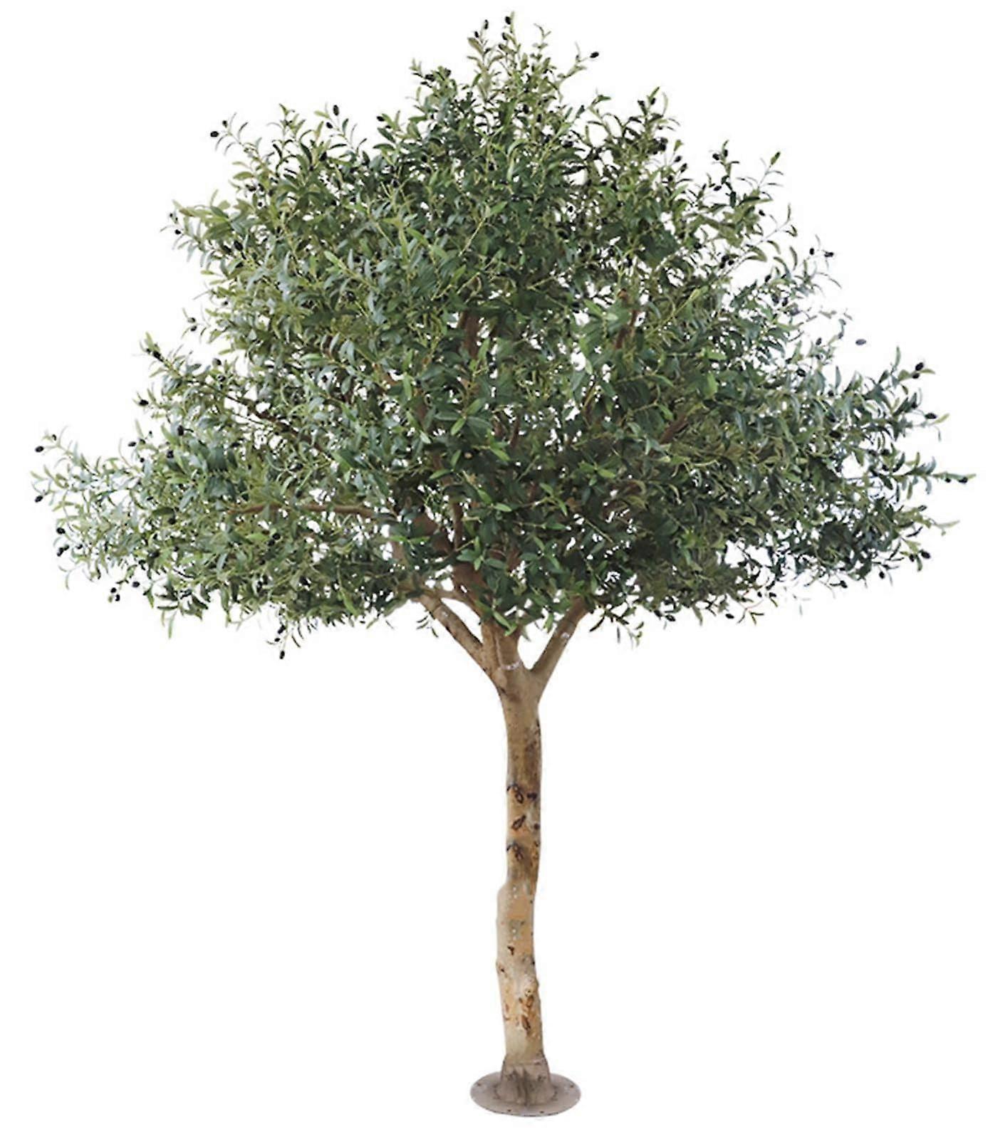 Large Artificial Olive Tree 9FT with Lifelike Trunk and Adjustable Branches for Indoor Outdoor Decor