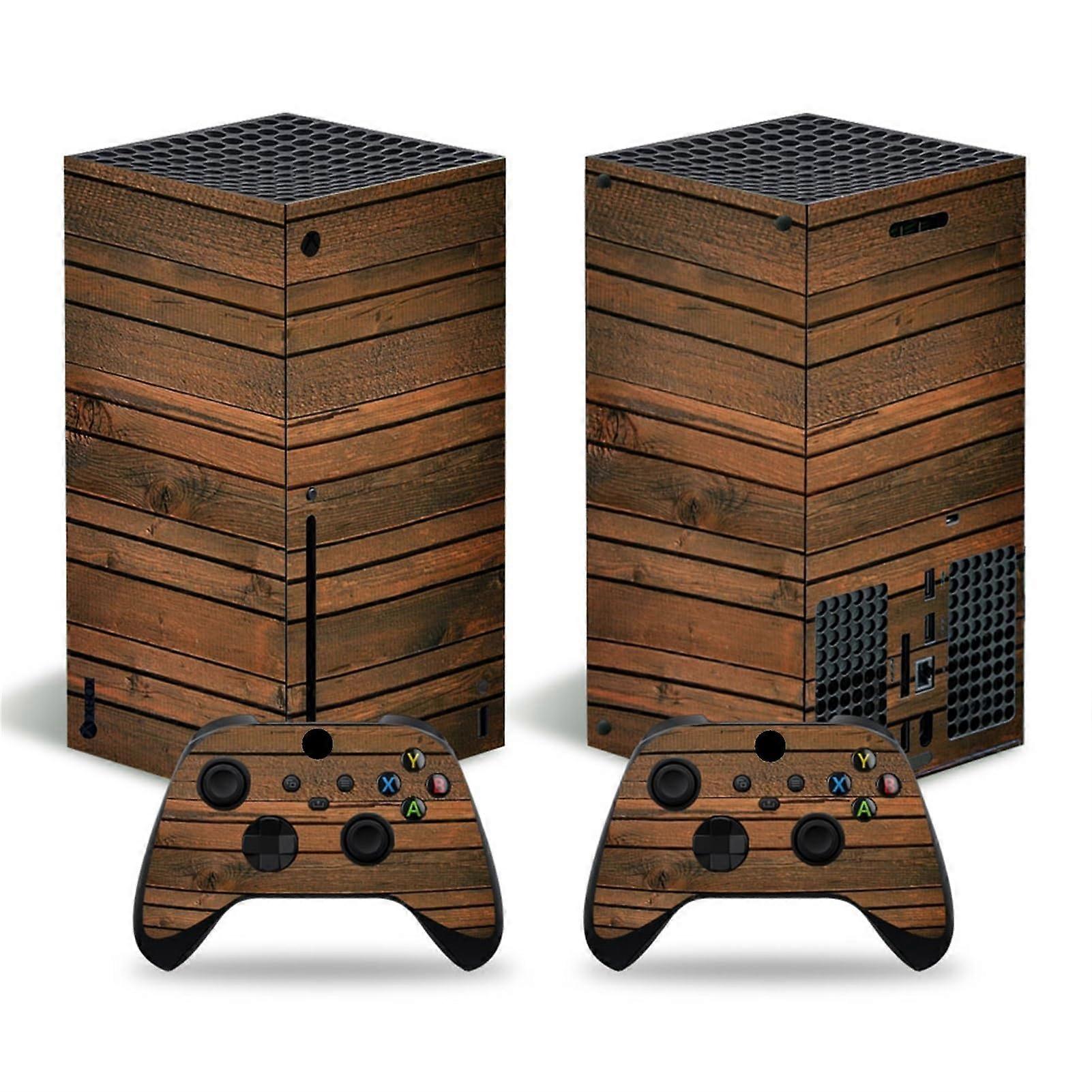 Skins Vinyl Wrap for Xbox Series X with Two Controller Decals, 360° Coverage, Scratch Protection