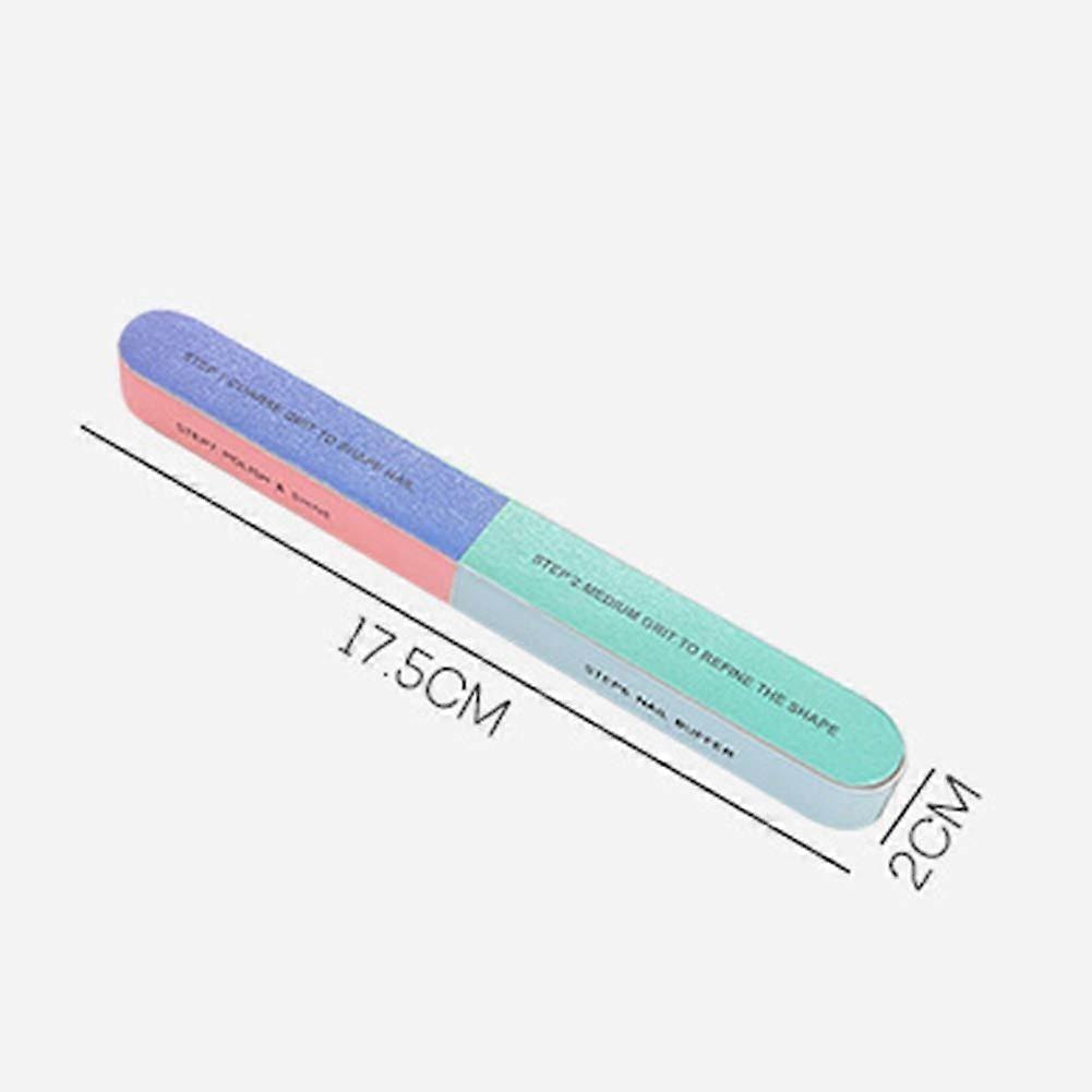 SixSided Nail File Buffer for Professional Manicure Pedicure with Durable Gentle Sanding Surface