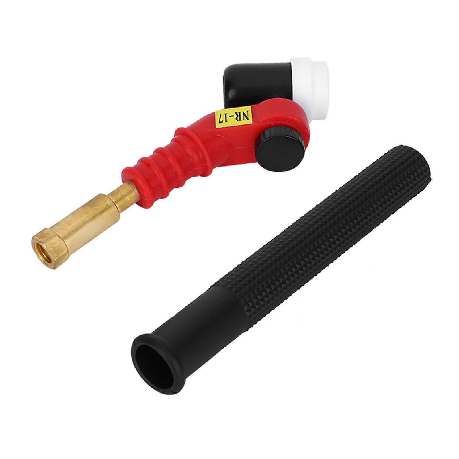 Adjustable TIG Welding Torch Head with Multiangle Rotating Neck, Air Cooled for Precision Welding