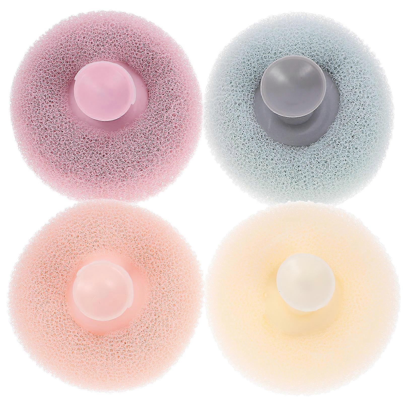 Bath Scrubber Ball for Bathing 4Pcs Assorted Color Body Scrubber Tool