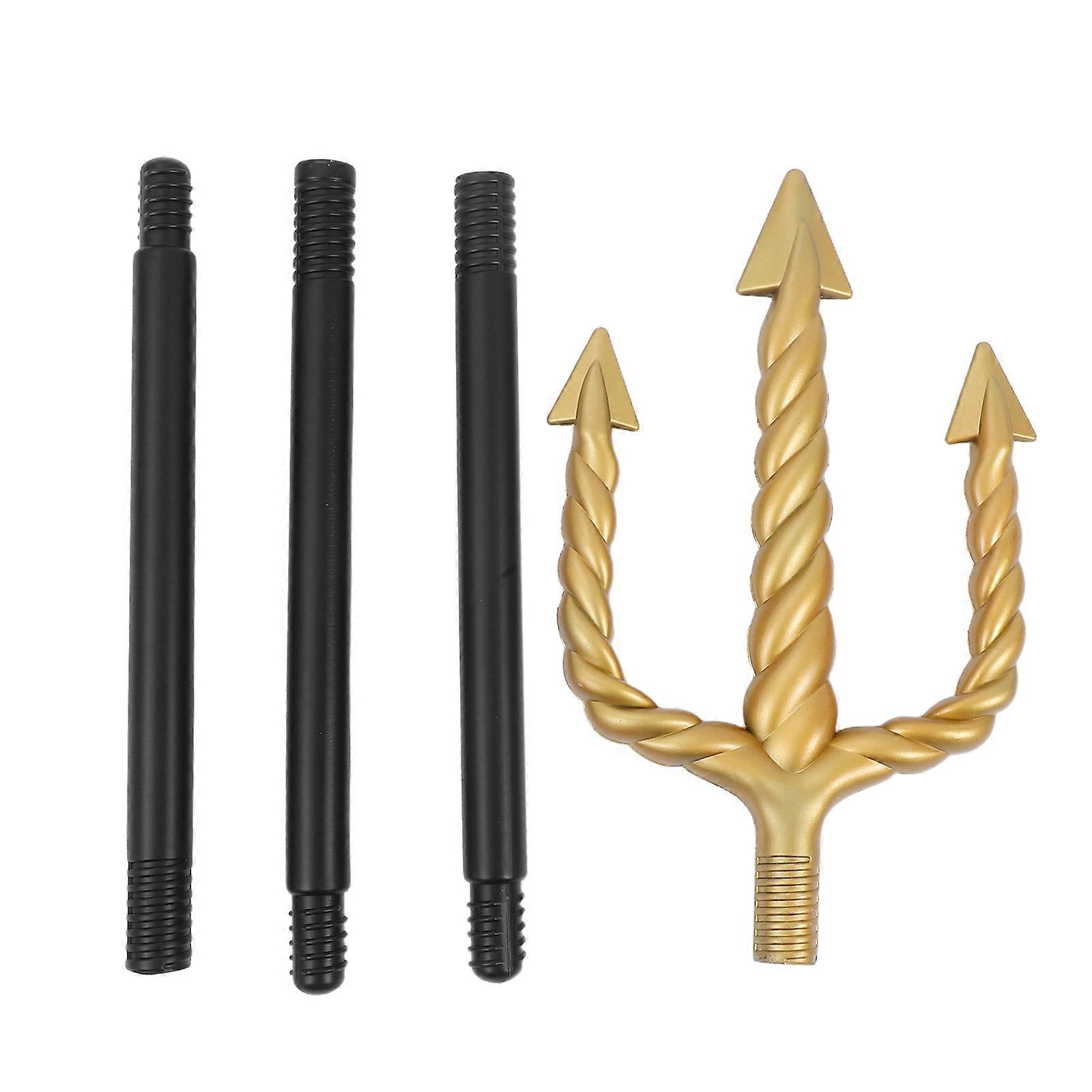 Halloween Trident Costume Prop 3Sets Plastic Pitch Fork for Cosplay