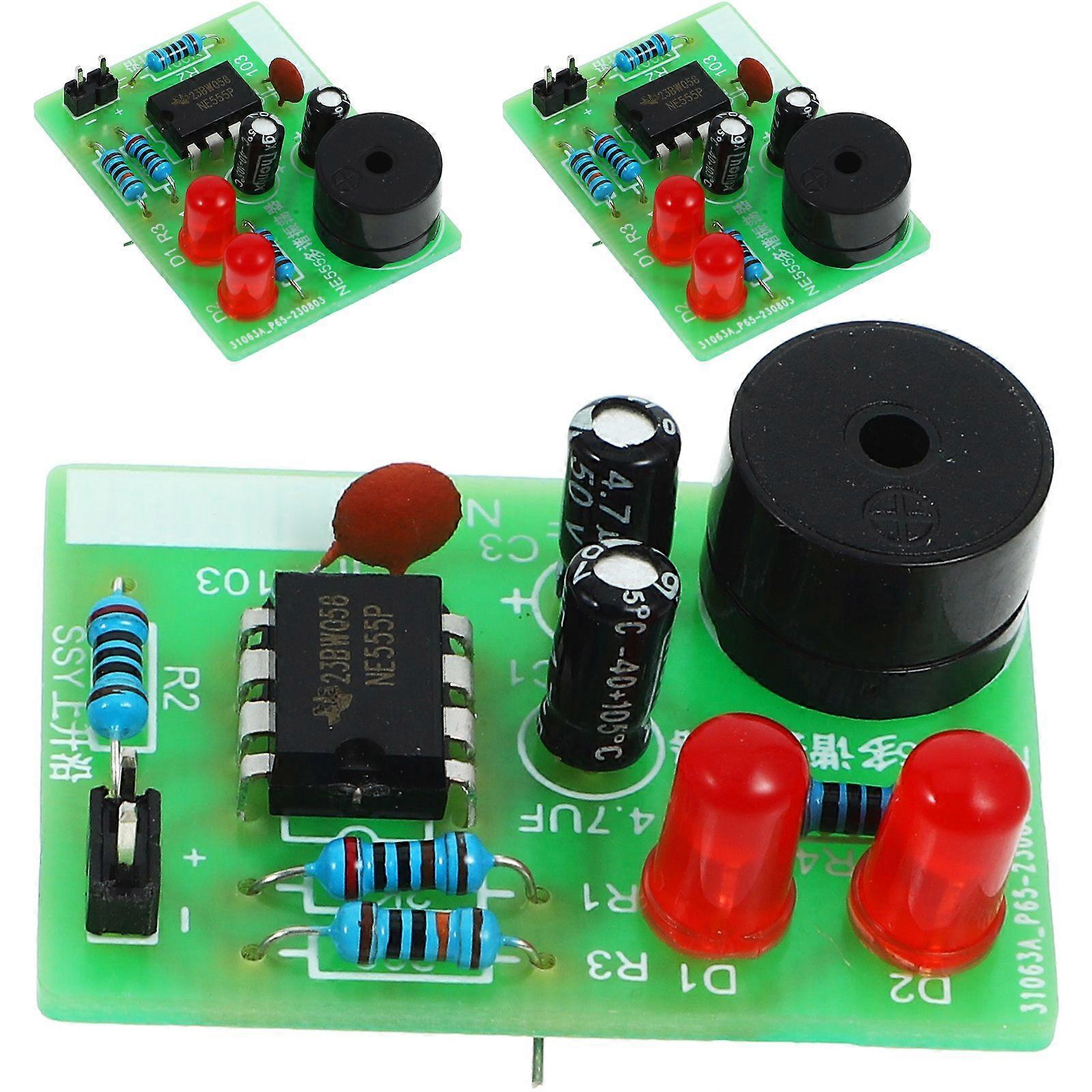 3 Sets Welding Soldering Practice Kit Electronic Hobby Kit Flash Circuit Soldering Practice Board