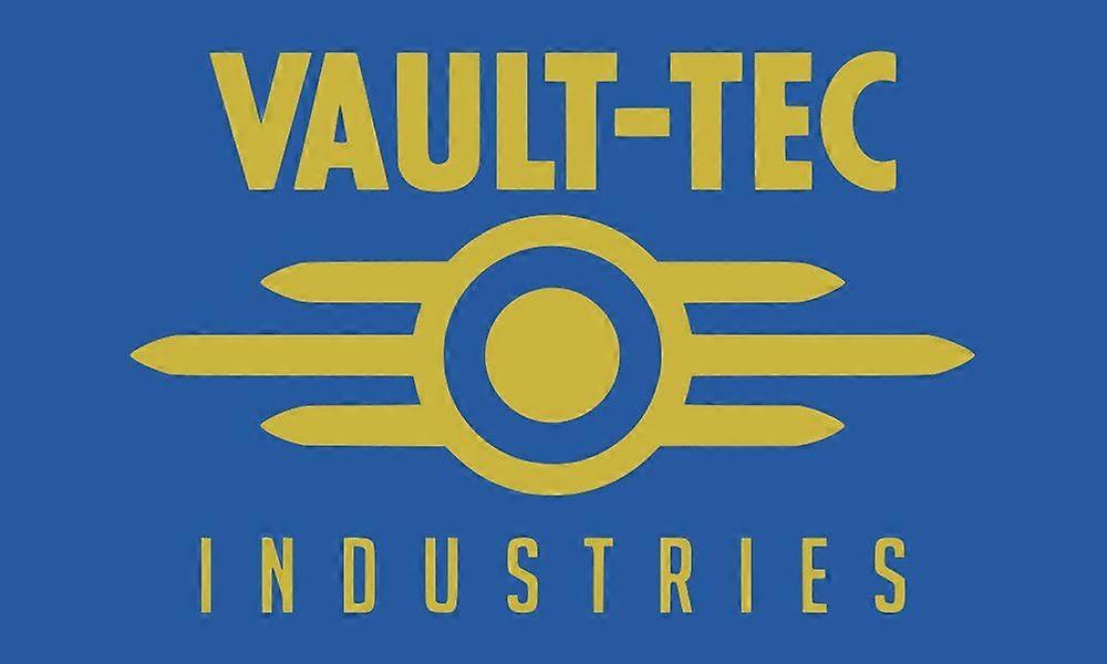 Fallout Vault-Tec Flag - Postapokalyptisk spelflagga QQ 0293