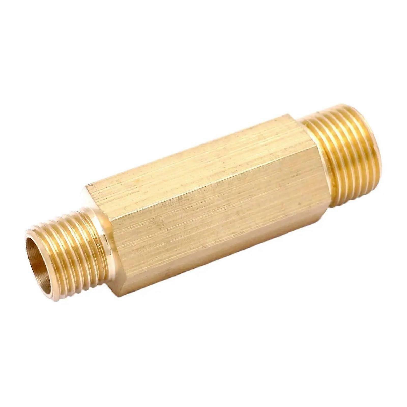 1/4' BSP to 3/8' BSP Brass Pipe Fitting Reducer, 60mm Hex Leak Durable Connector