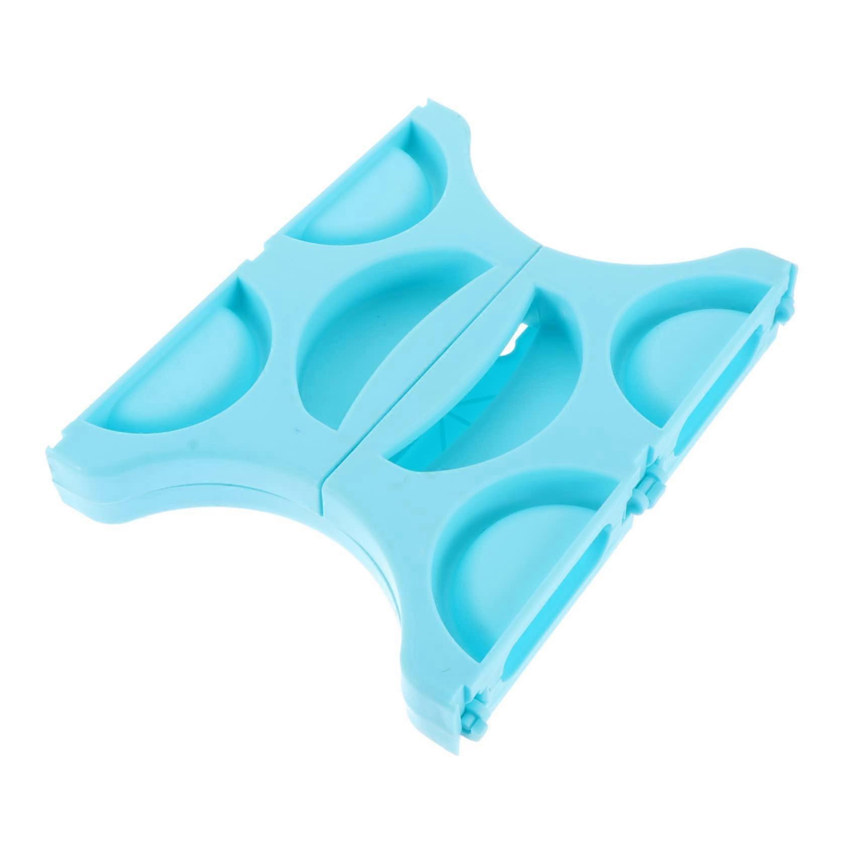 4Pack Plastic Dumpling Maker Set with Durable Foldable Molds for Quick Homemade Cooking