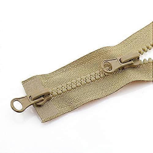 80cm No.5 Resin Double Open Zipper for Jacket and Down Coat, Long Durable DIY Accessory