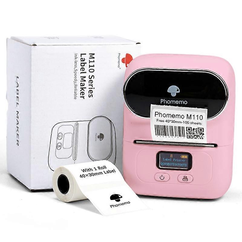 PHOMEMO M110 Mini Bluetooth-compatible Inkless Thermal Printer Wireless Clothes Barcode Label Price 