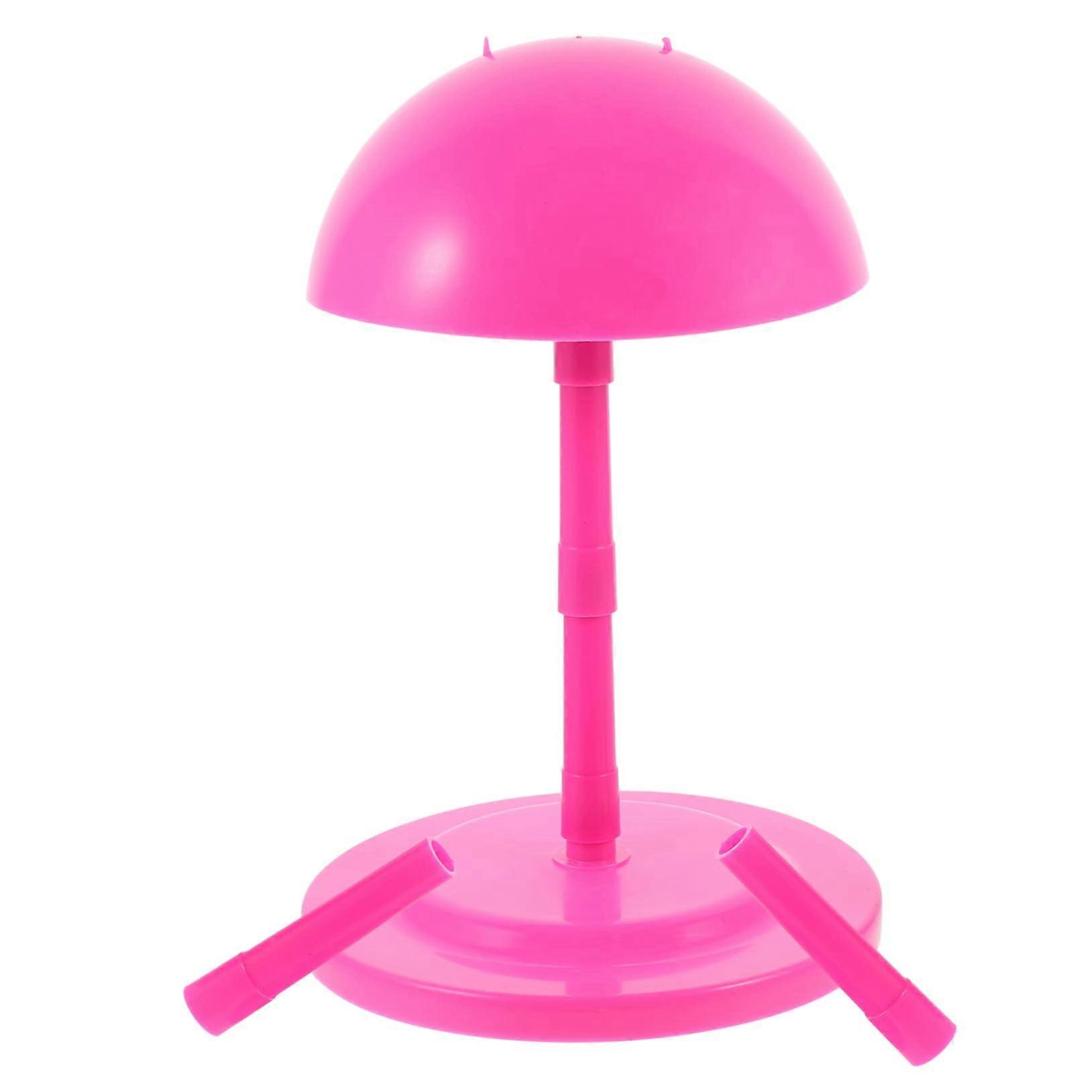 Wig Stand with Shape Protection Design, Durable Plastic Hat Display Stand, Tabletop Organizer
