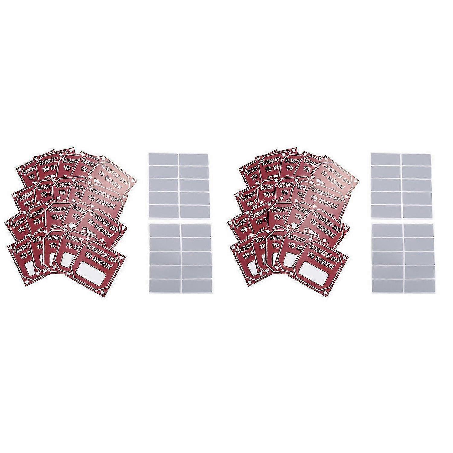 20 Love Scratch Cards - Romantic Coupons