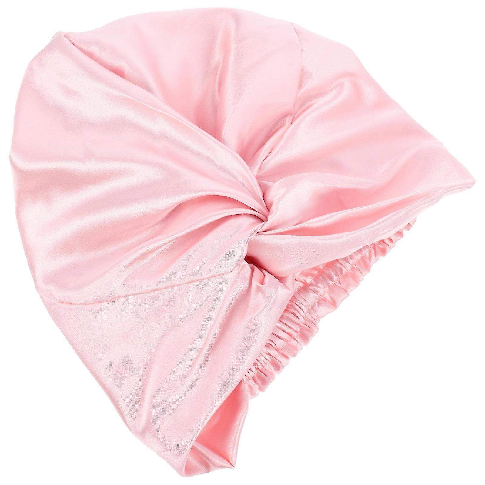 Silk Bonnet for Sleeping Hair Protector with 4Pcs Imitation Silk Caps