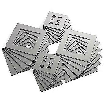 24-Piece Steel Welding Practice Coupons, Ideal compatible Beginners, Comprehensive Skill Enhancement Train