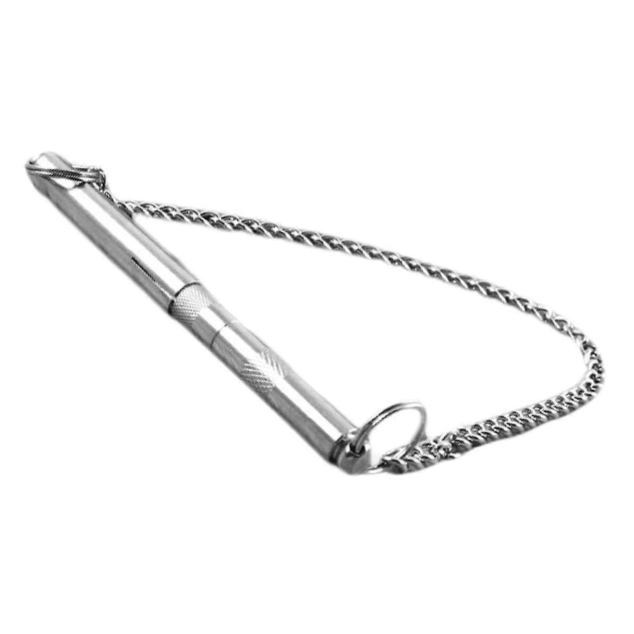 Dog Training Whistle Adjustable Frequency Stainless Steel Silent Ultrasonic for Barking Control