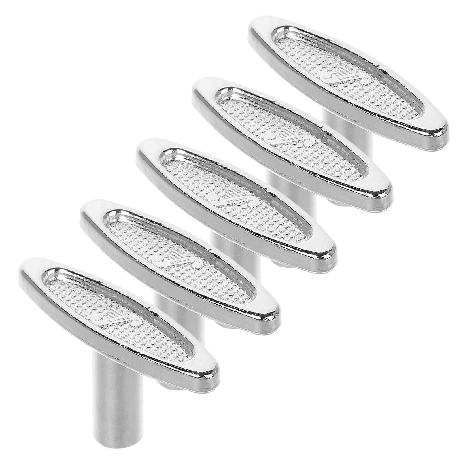 5Pcs Music Box Winder Handle Replacement for Music Box Silver