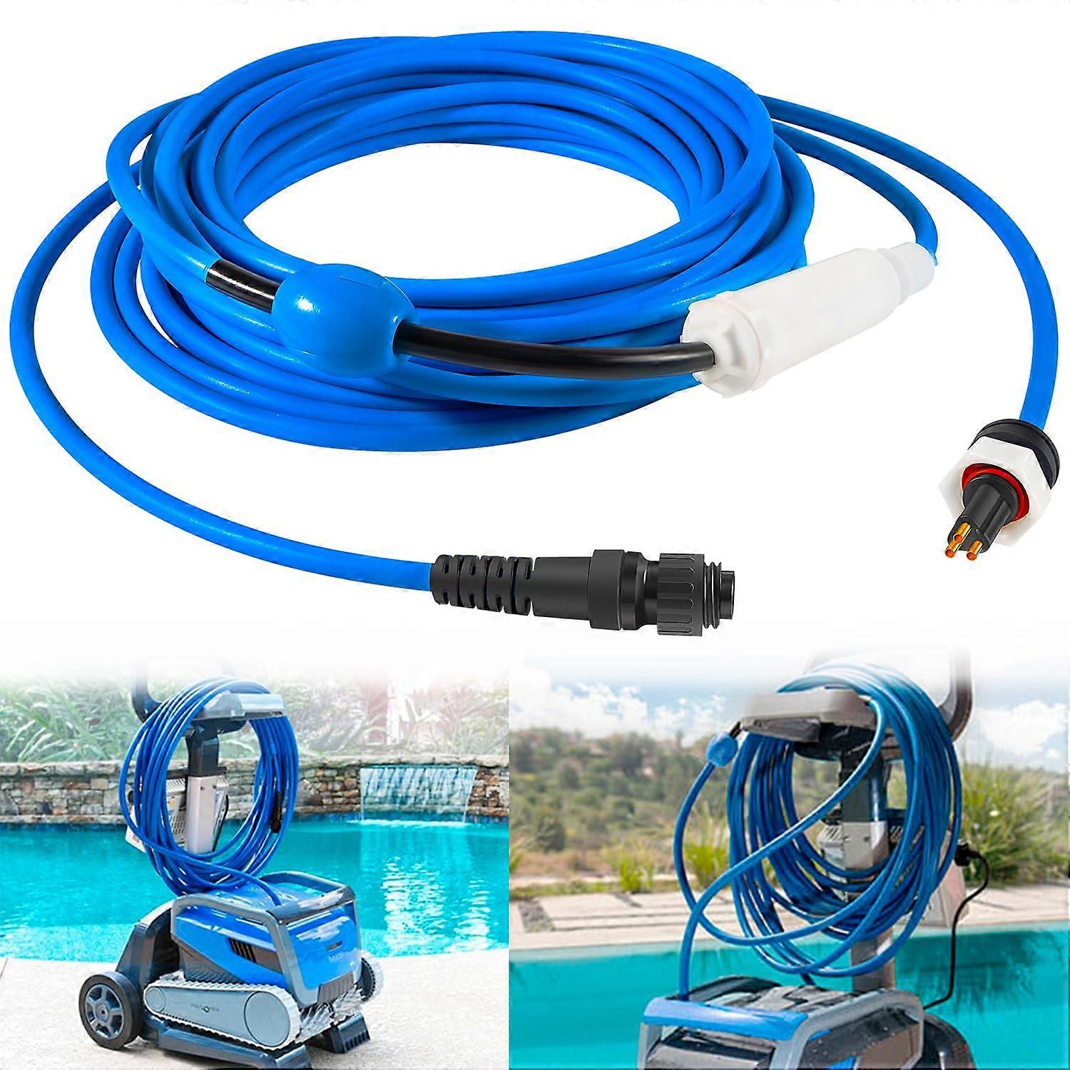 Robotic Pool Cleaner Replacement Cable 60ft for Dolphin Active 30 30i S300i S400 WiFi Bluetooth