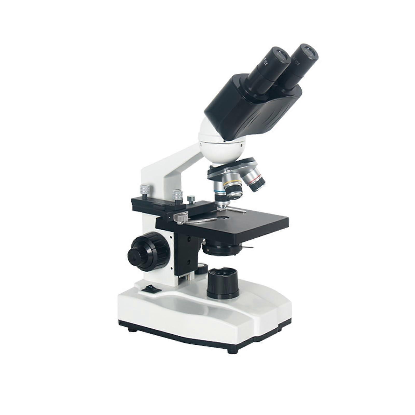 Binocular Compound Microscope 1600X  Magnification with Precision Mechanical Stage for Laboratory Use
