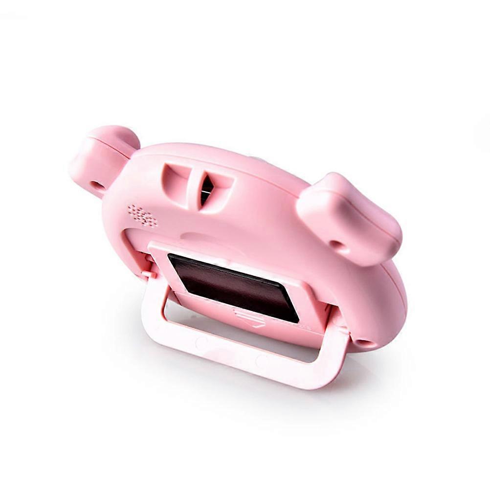 Cartoon Pig Eletronic Timer Kitchen Reminder for Baking Study 1Pcs Pink