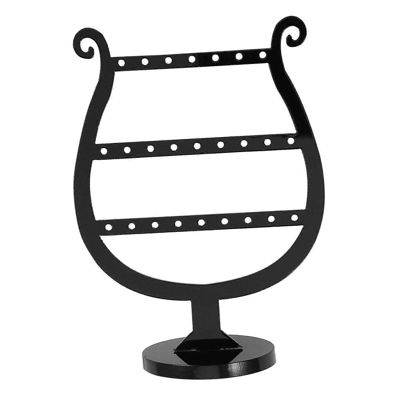 Earring Display Stand with Fast Assembly, Compact Storage and Detachable Jewelry Organizer