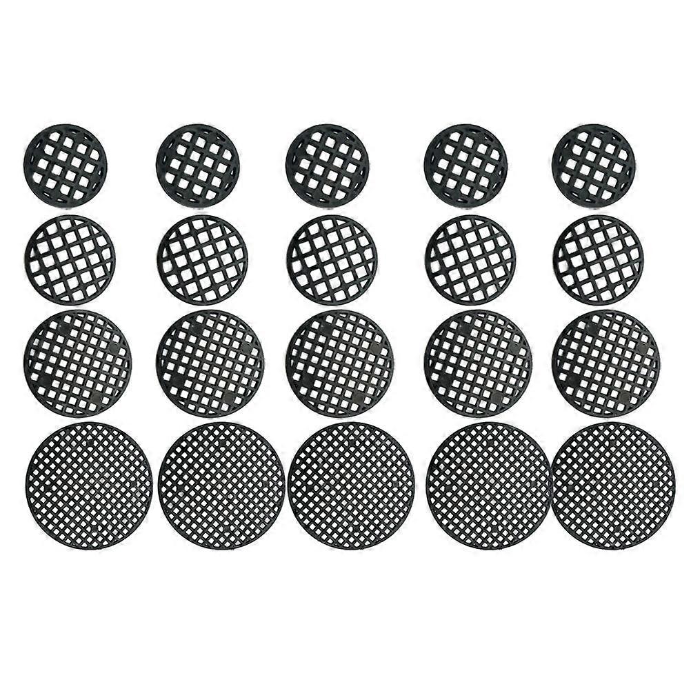 Black Plastic Flowerpot Pads for Insect Prevention with 200Pcs Set
