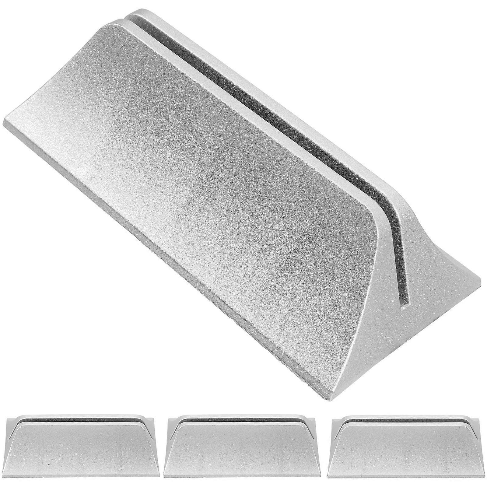 Silver Divider Stand Made of Plastic for Household Use 4Pcs Divider Brackets