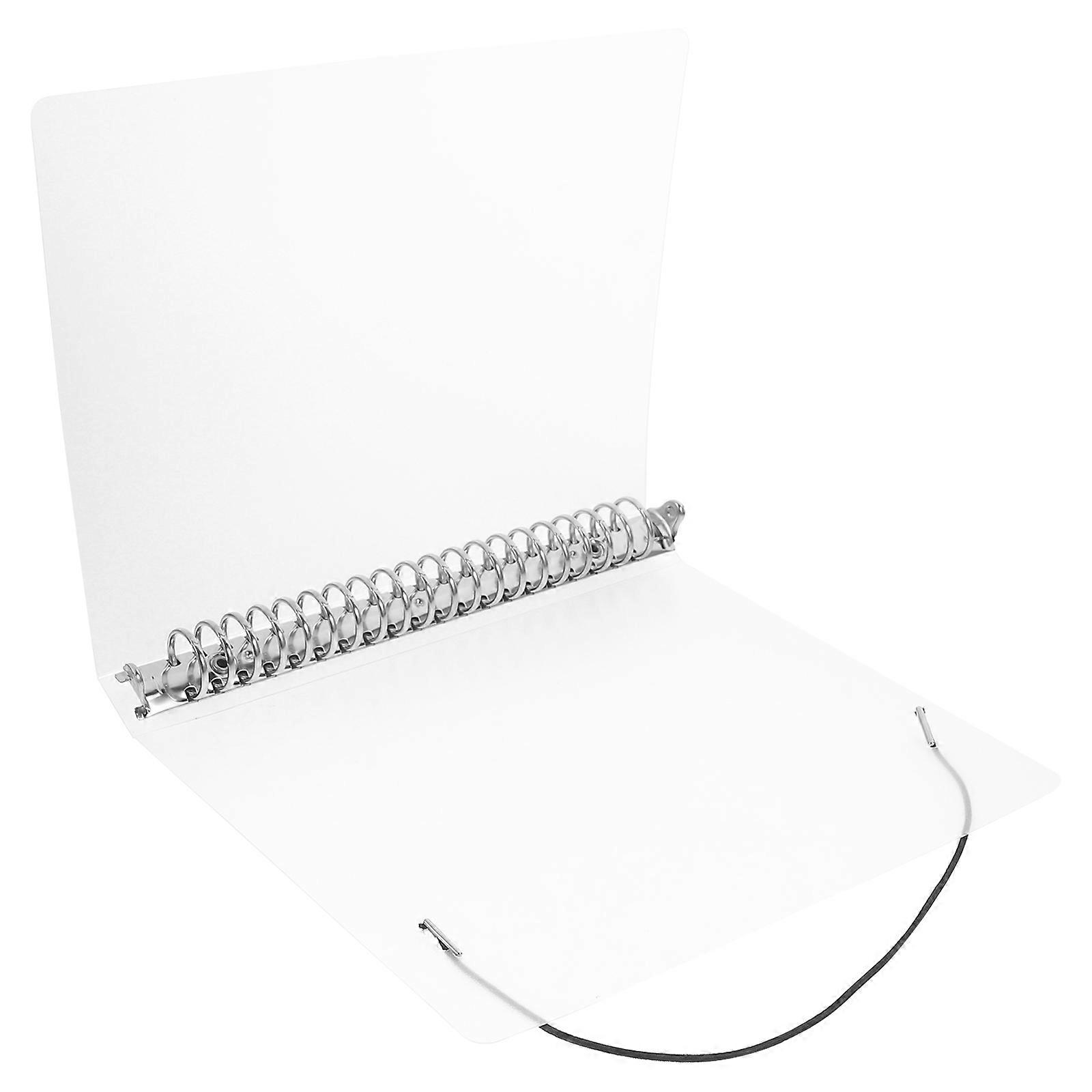 Transparent Binder Cover Loose Leaf Notebook Shell for Storage PP Material