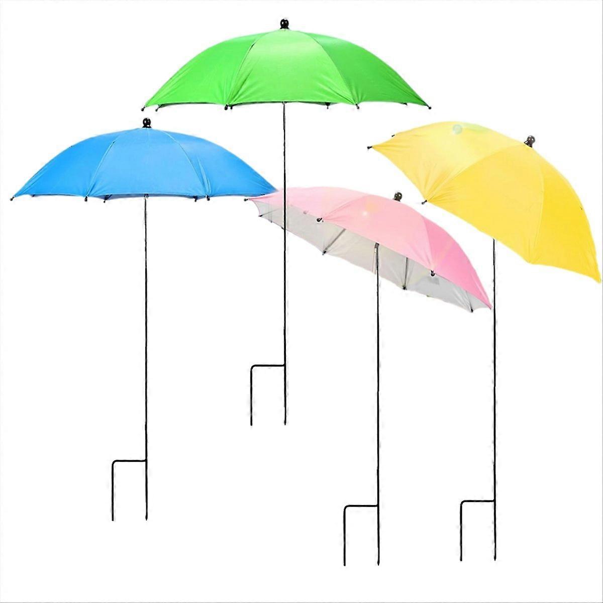 Plant Umbrellas for Outdoor Plants, 4pcs Adjustable Height & Angle