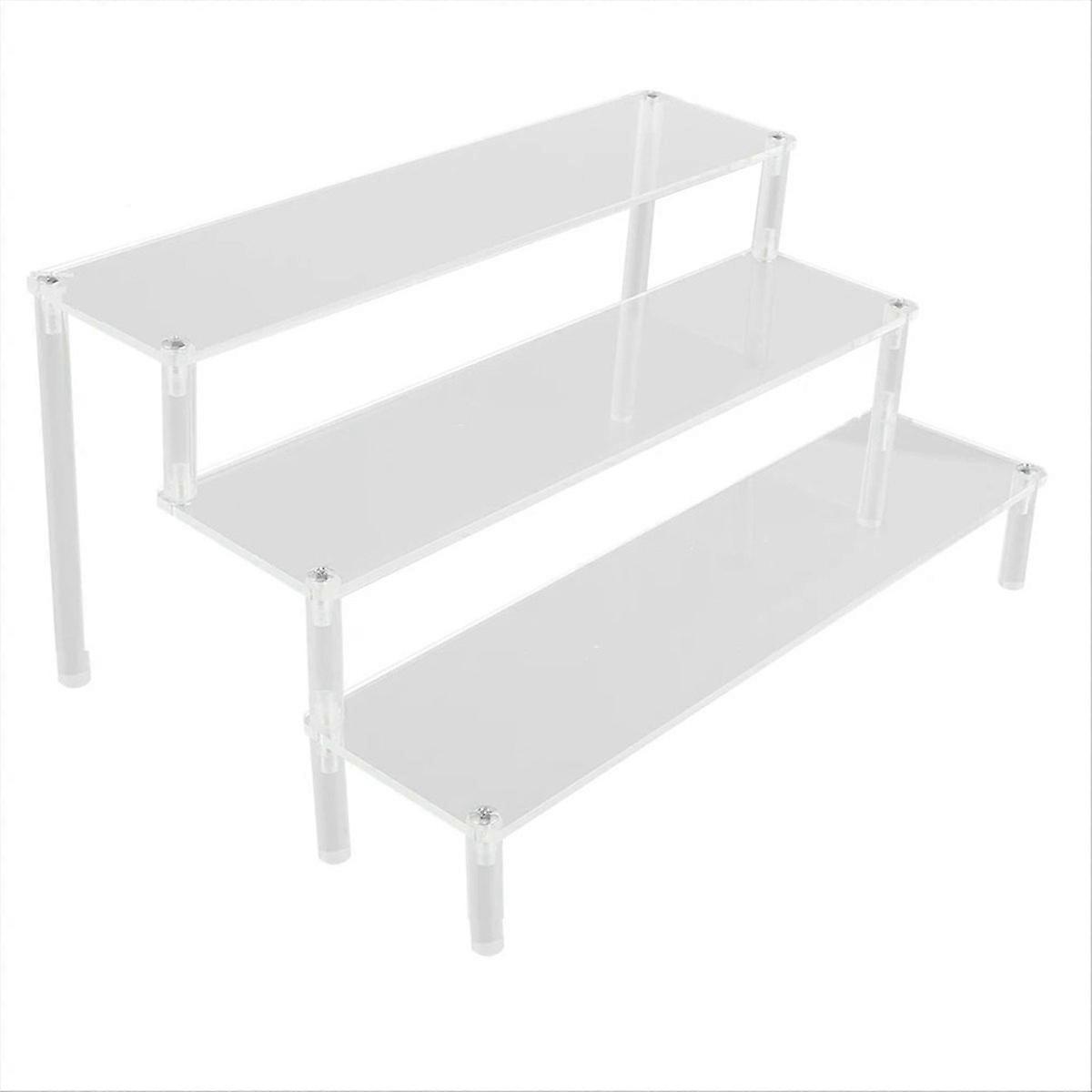 3 Tier Acrylic Display Risers Clear Display Stands