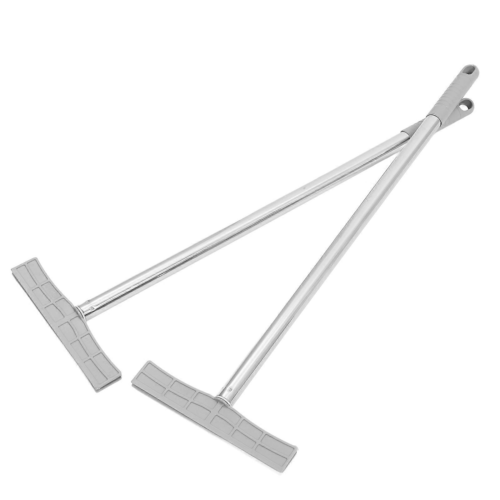 Stainless Steel Signboard Holder Rod Handheld Multi-Function 2Pcs