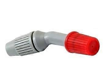 Orange Adjustable Sprayer Nozzle Replacement with Controlled Flow Valve for Garden Weedkiller