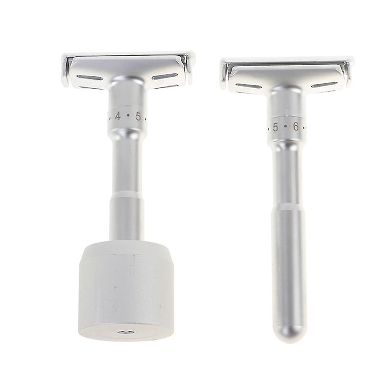 Barber Salon Safety Razor Double Edge Classic Handle De Shaver With 5pcs Blades