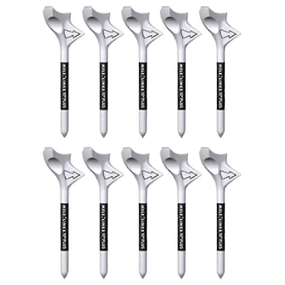 Golf Tee Rhombus Golf Tee Bracket 10 Diagonal Insert Durable Plastic Tee Golf Speed Tee Golf Acce