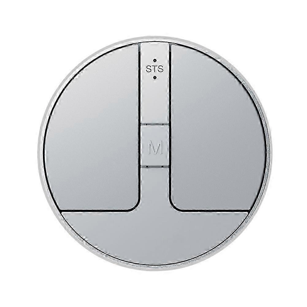 Ultra Thin Wireless Computer Mouse 3 Mode BT/2.4G/USB Mini Capacitive Mouse for PC Laptop Notebook Desktop Silver