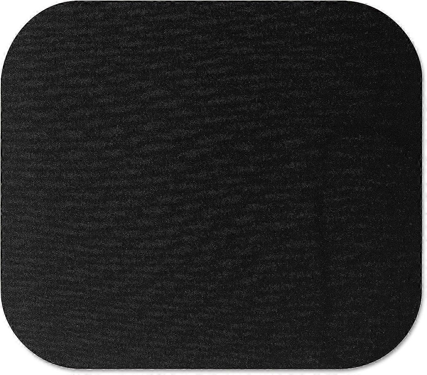 Plain Black Polyester Mouse Pad, Durable Rectangle Surface compatible with Office and Gaming