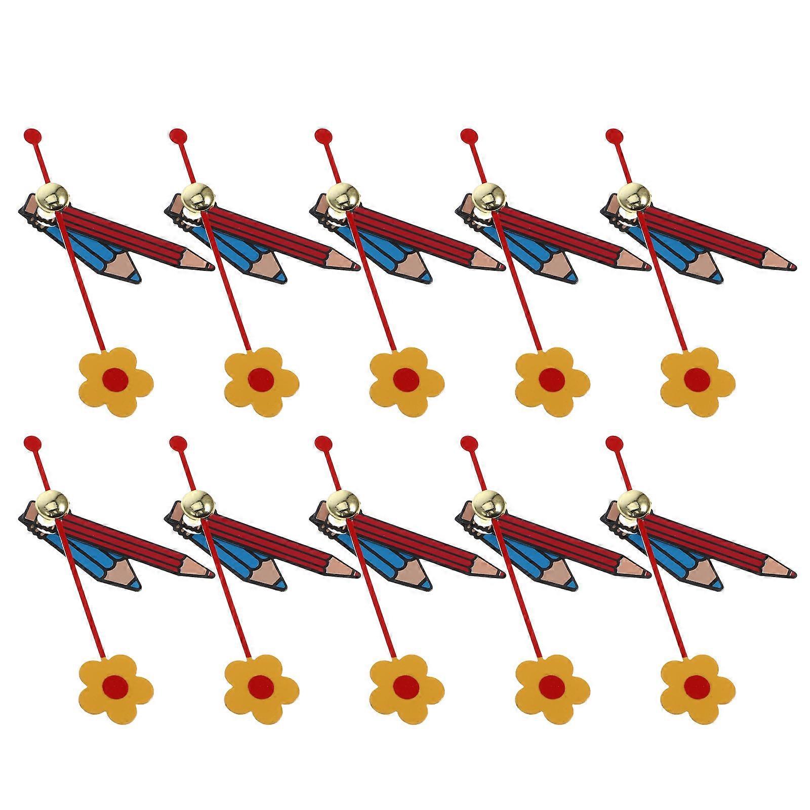 Metal Clock Hands Plastic Clock Pointers Replacement Pieces 10Sets
