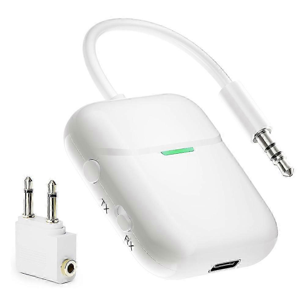 Bluetooth Wireless Audio Transmitter Receiver, Bluetooth Adapter compatible with All 3.5mm Jacks