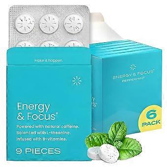 Mint-Flavored Neuro Energy Caffeine Chewable Tablets for Energy Support - Btfsoul Direct JH7
