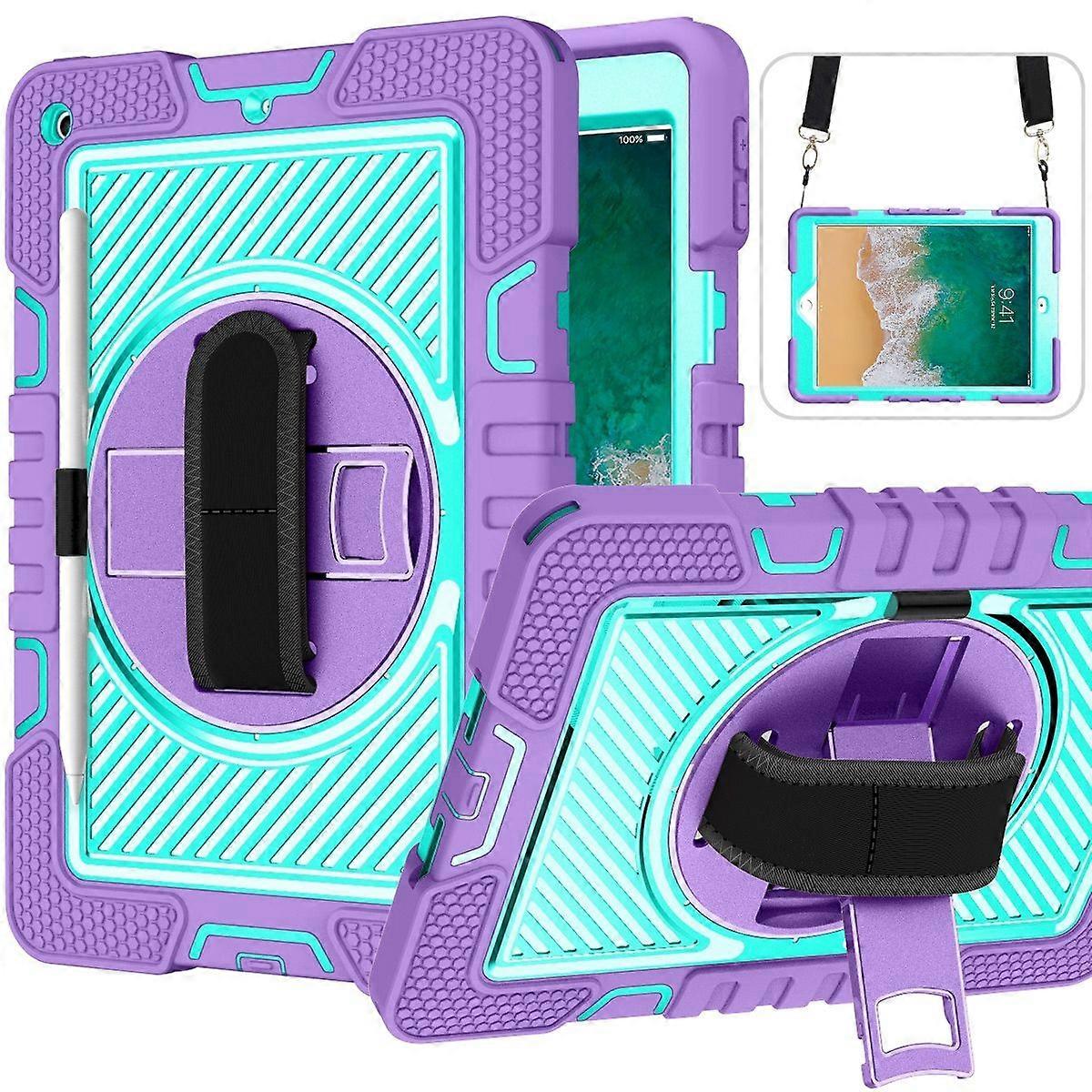 For iPad 9.7 2018 / 2017 Silicone+PC Case
