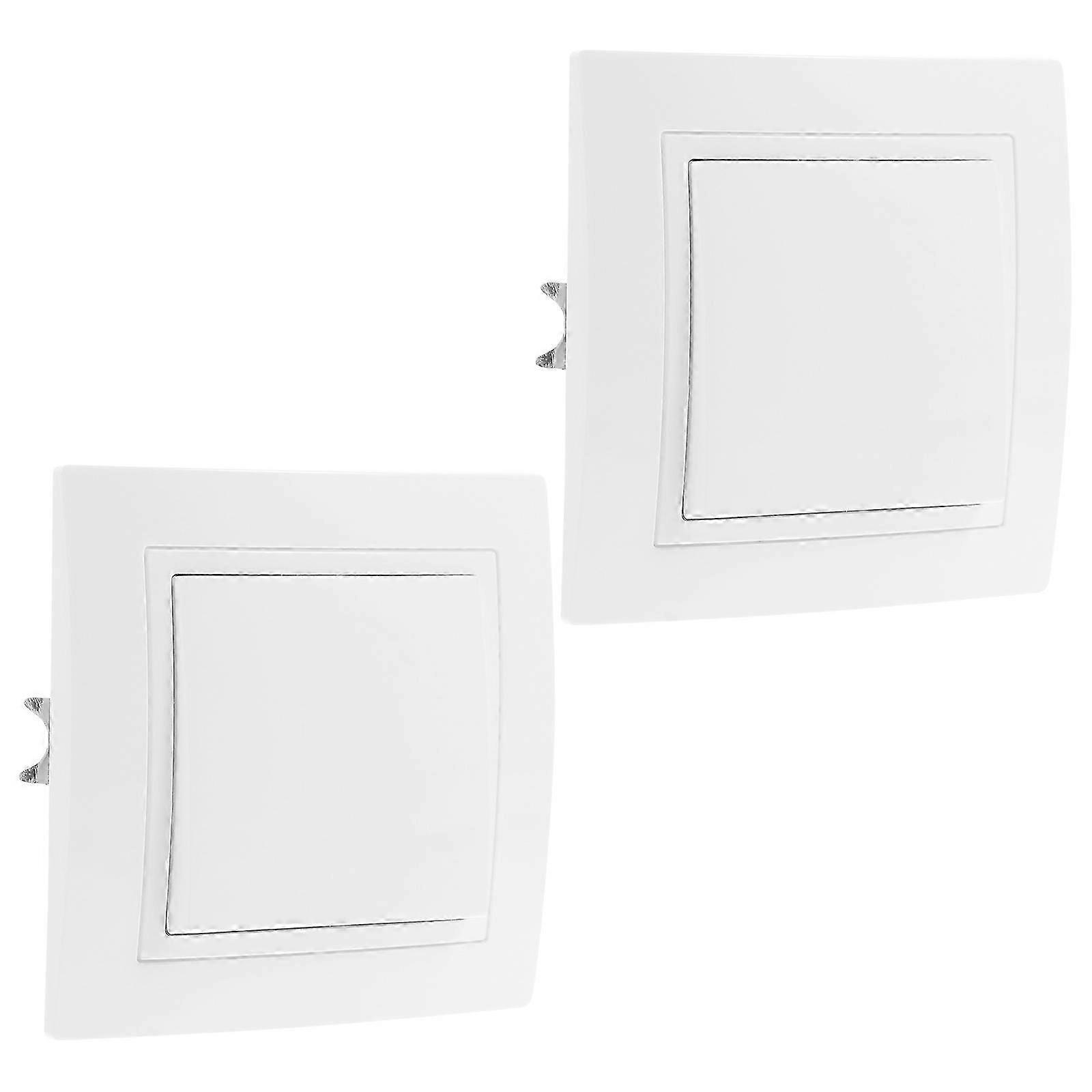 Light Switch Controlling Switch Panel 2Pcs compatible with Indoor Home Use
