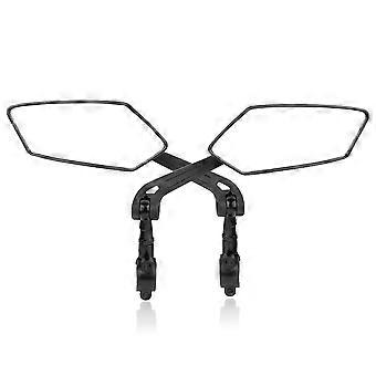 Bicycle Rearview Mirror Wide Angle Cycling Handlebar Mounted Rear View Safety Back Riding Mirrors Lens Accessory