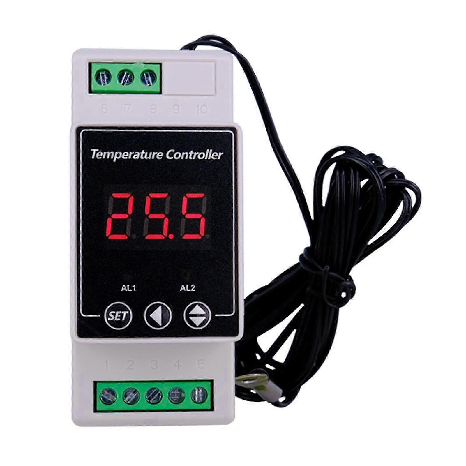 Smart Temperature Control Device with Heating Cooling Function Digital Temperature Controller Relays Output compatible with Lab